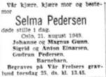Død 21. august 1949